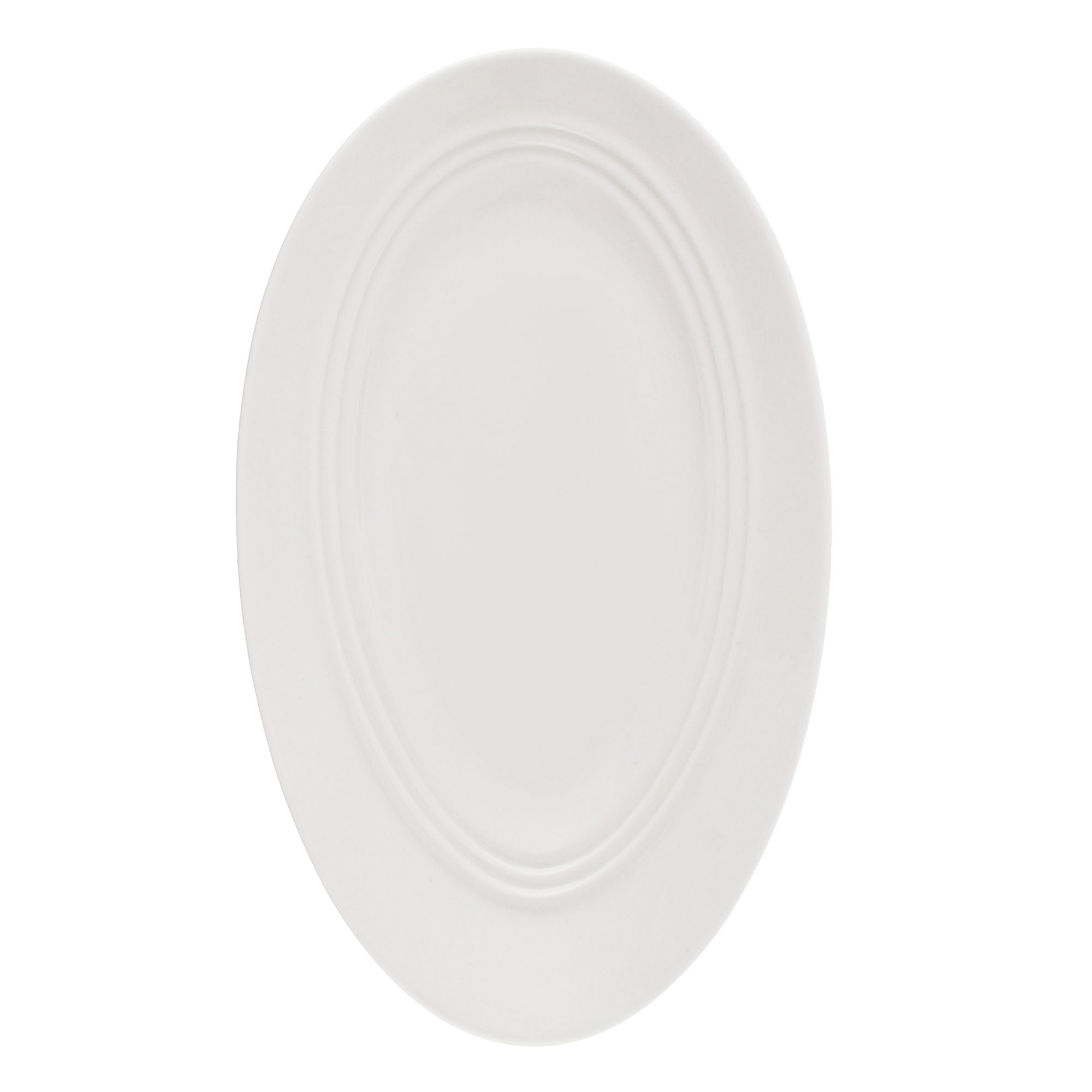 Тарелка Cameo Slanted Oval 24 см, цвет белый - фото 3