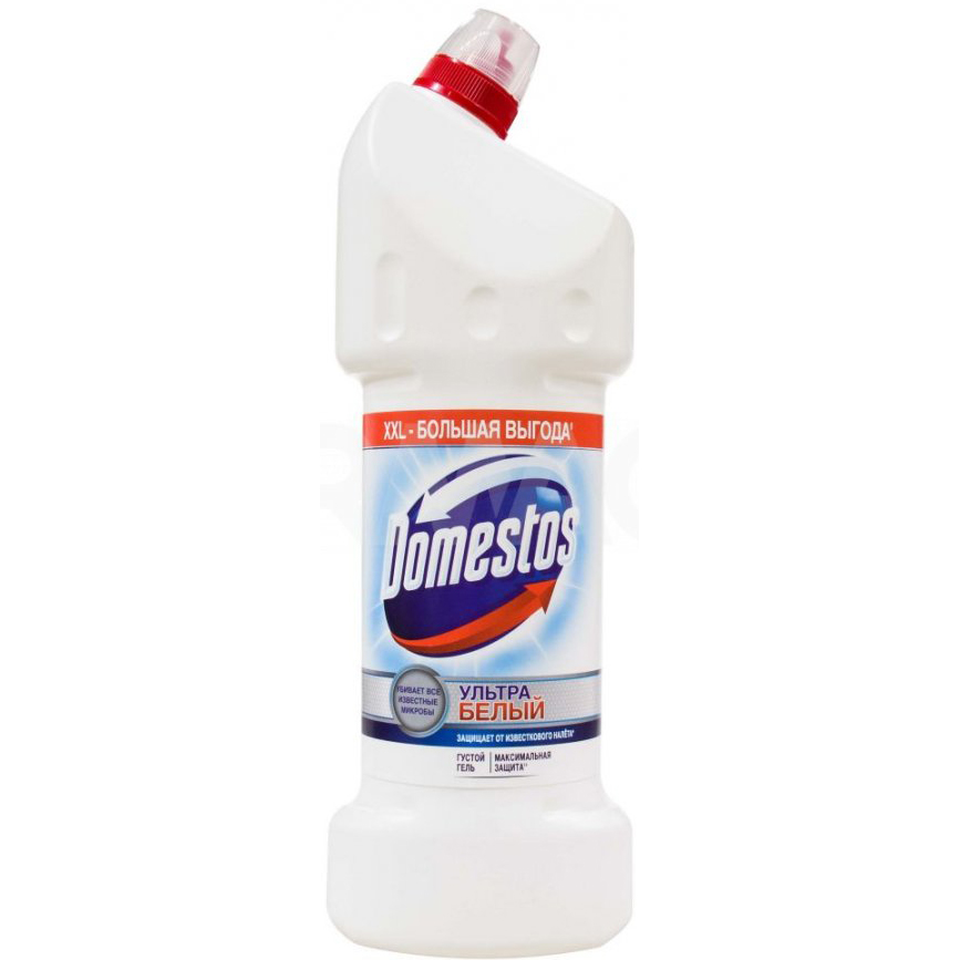 Чистящее средство Domestos Ультра белый Для унитаза 1,5 л средство чистящее expel для унитаза 700 мл