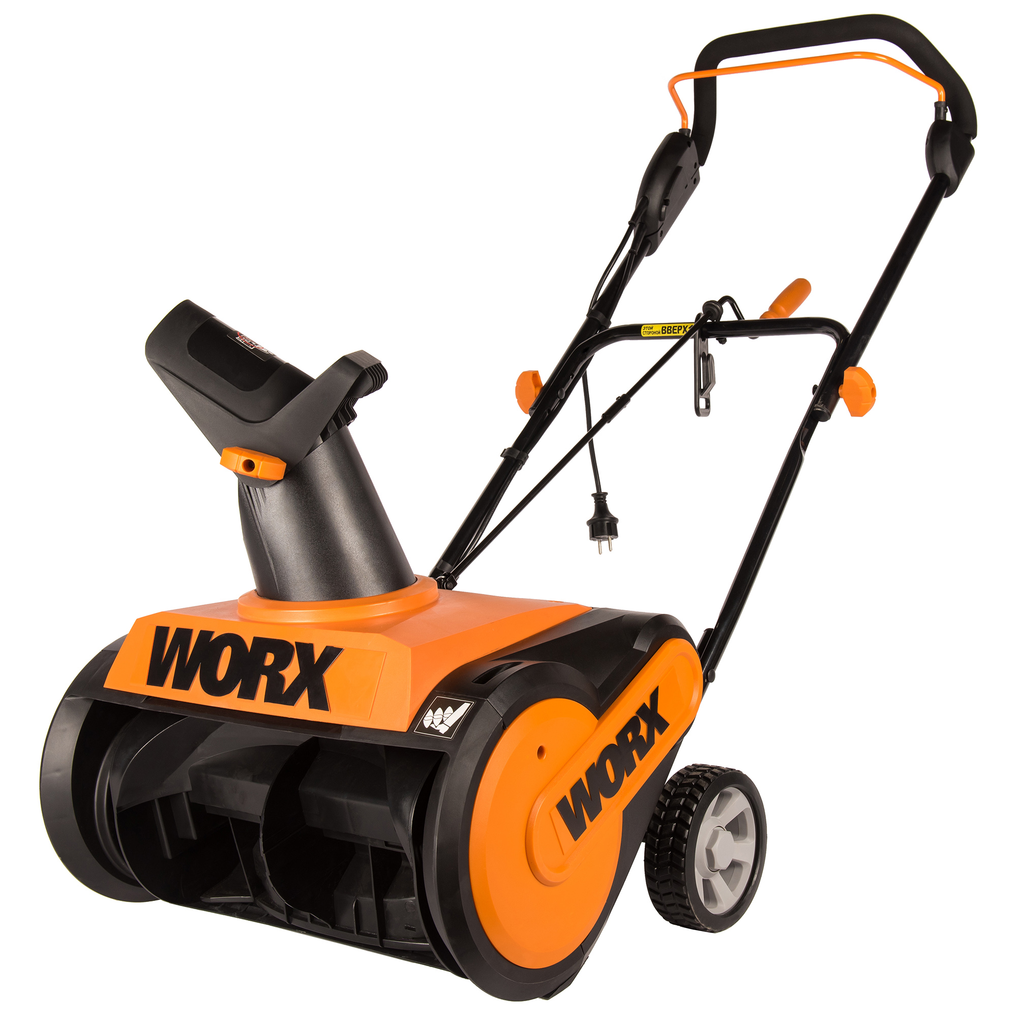 фото Снегоуборщик worx wg450e 1600вт