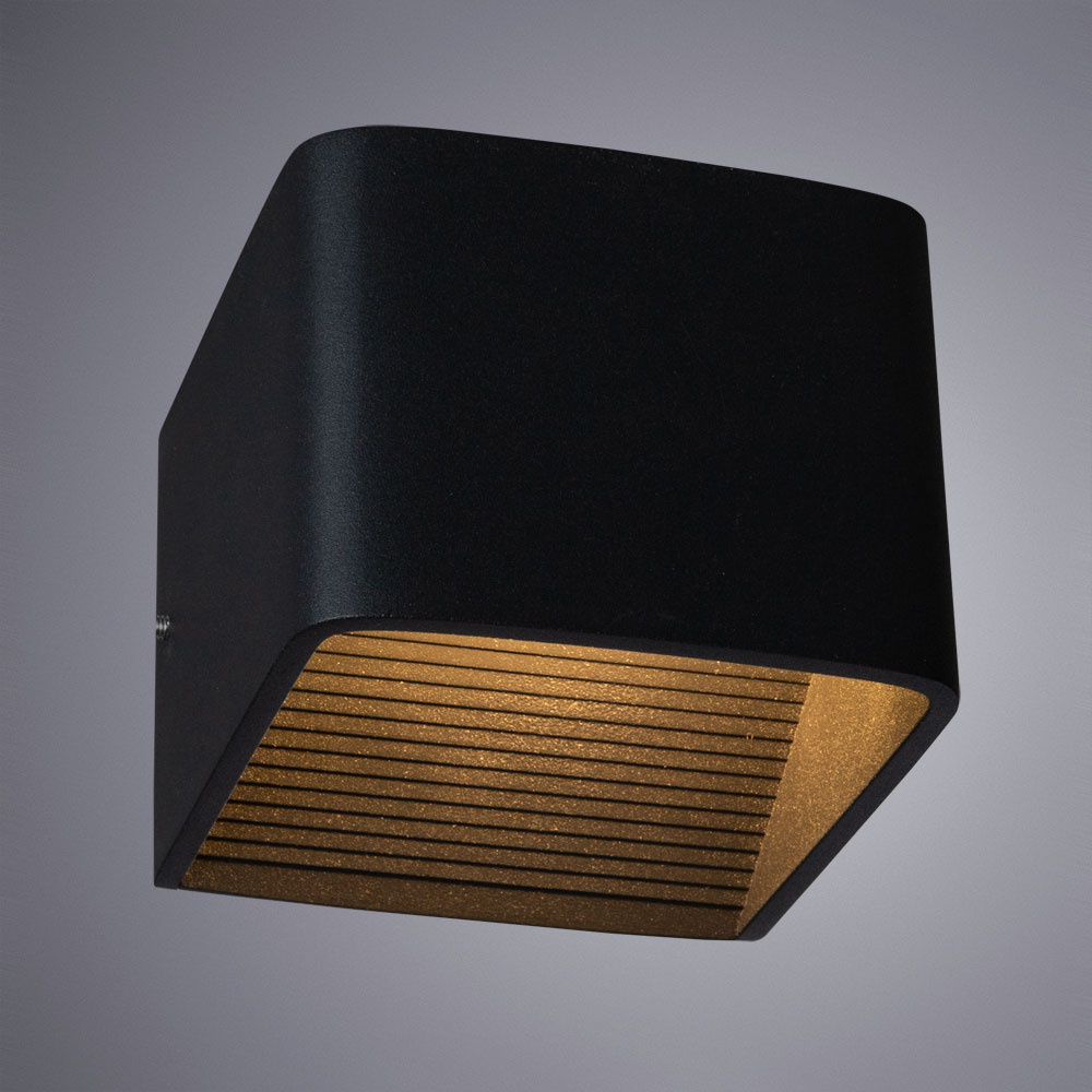 Светильник настенный Artelamp A1423AP-1BK, цвет черный - фото 4
