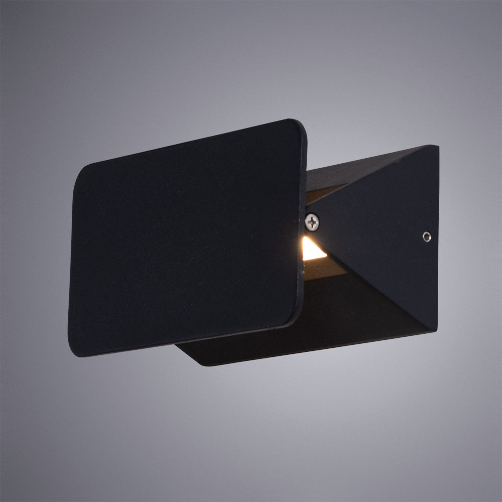 Светильник настенный Artelamp A6164AP-1BK, цвет черный - фото 3