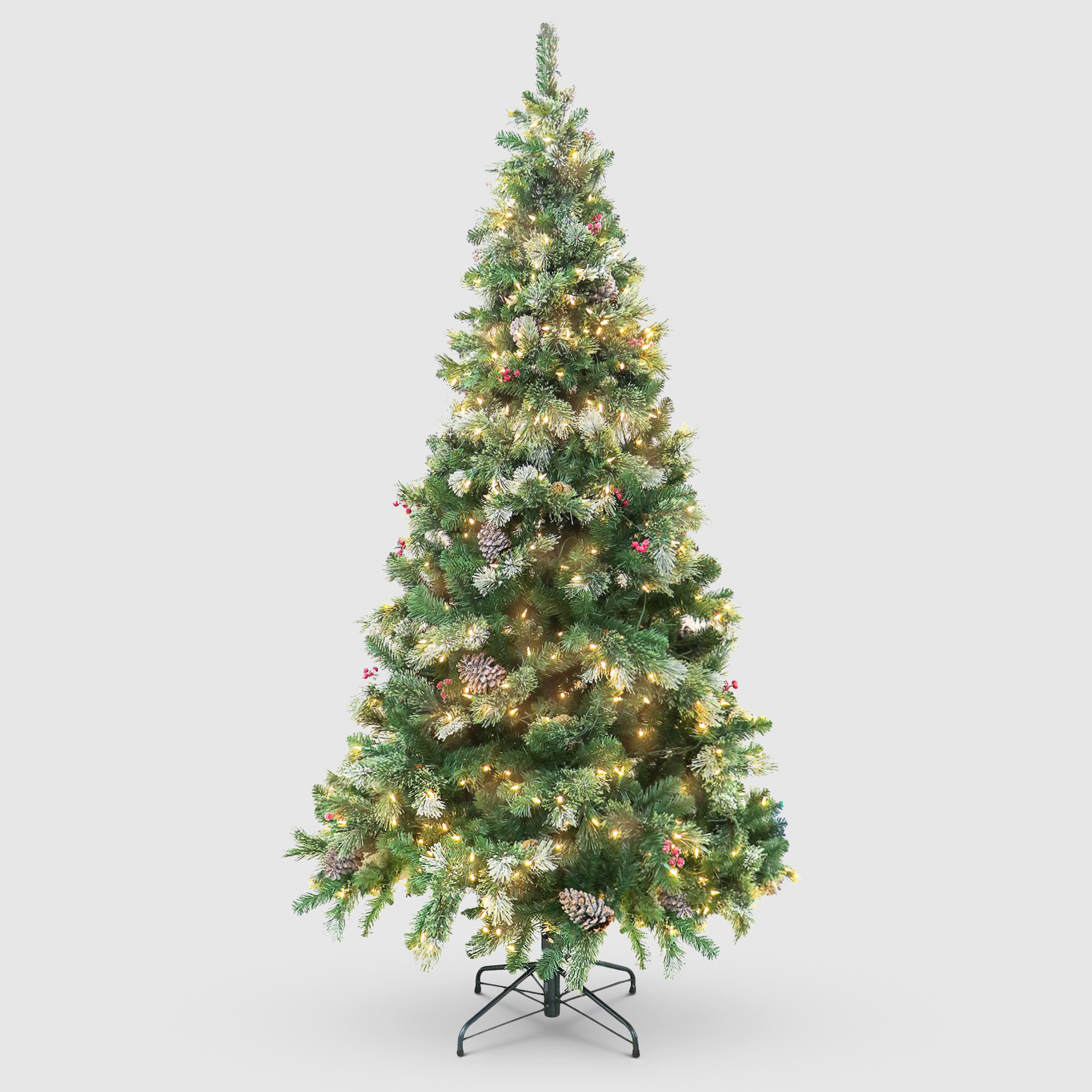 Елка новогодняя Polygroup 228cm bavarian pine tree, цвет зеленый - фото 1