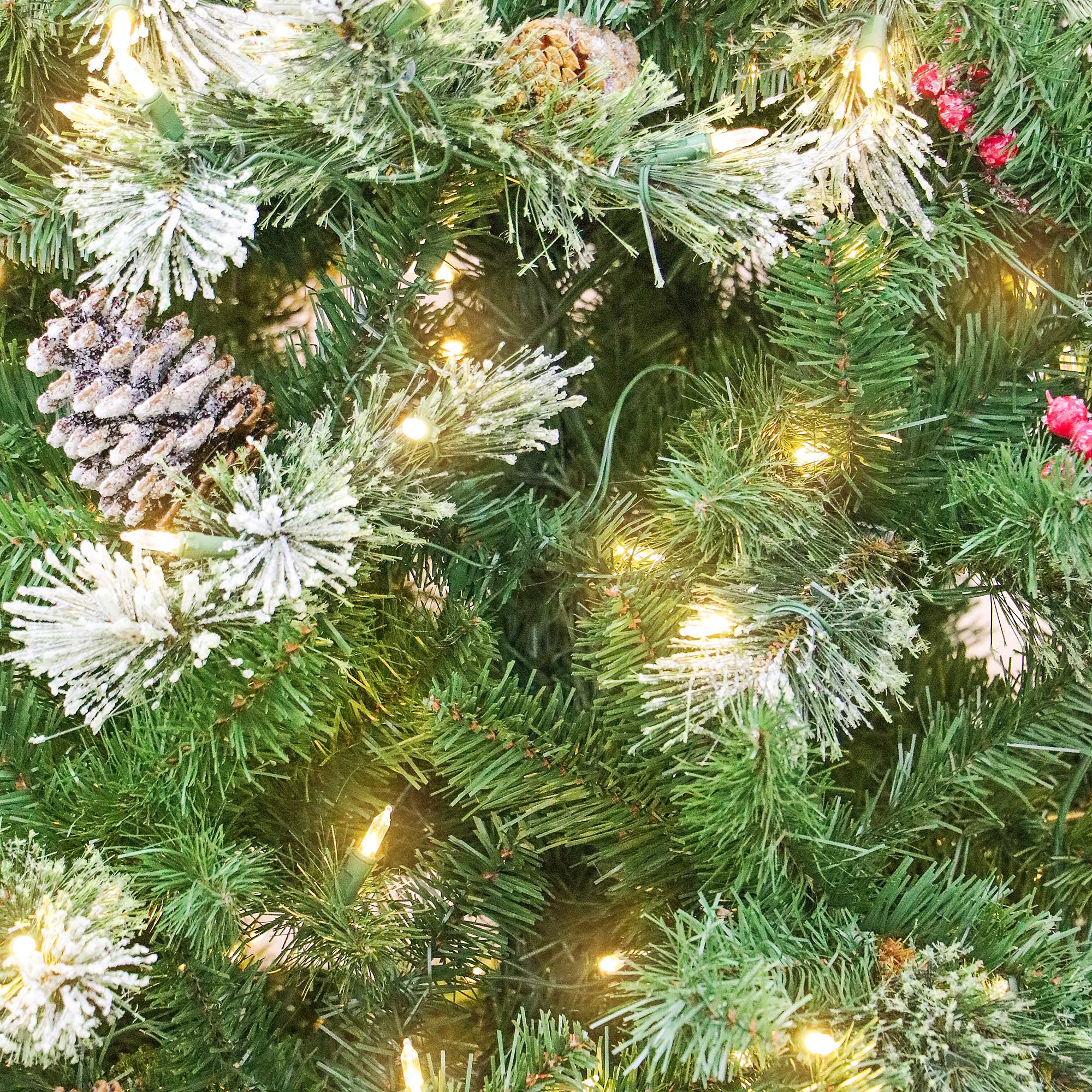 Елка новогодняя Polygroup 228cm bavarian pine tree, цвет зеленый - фото 4