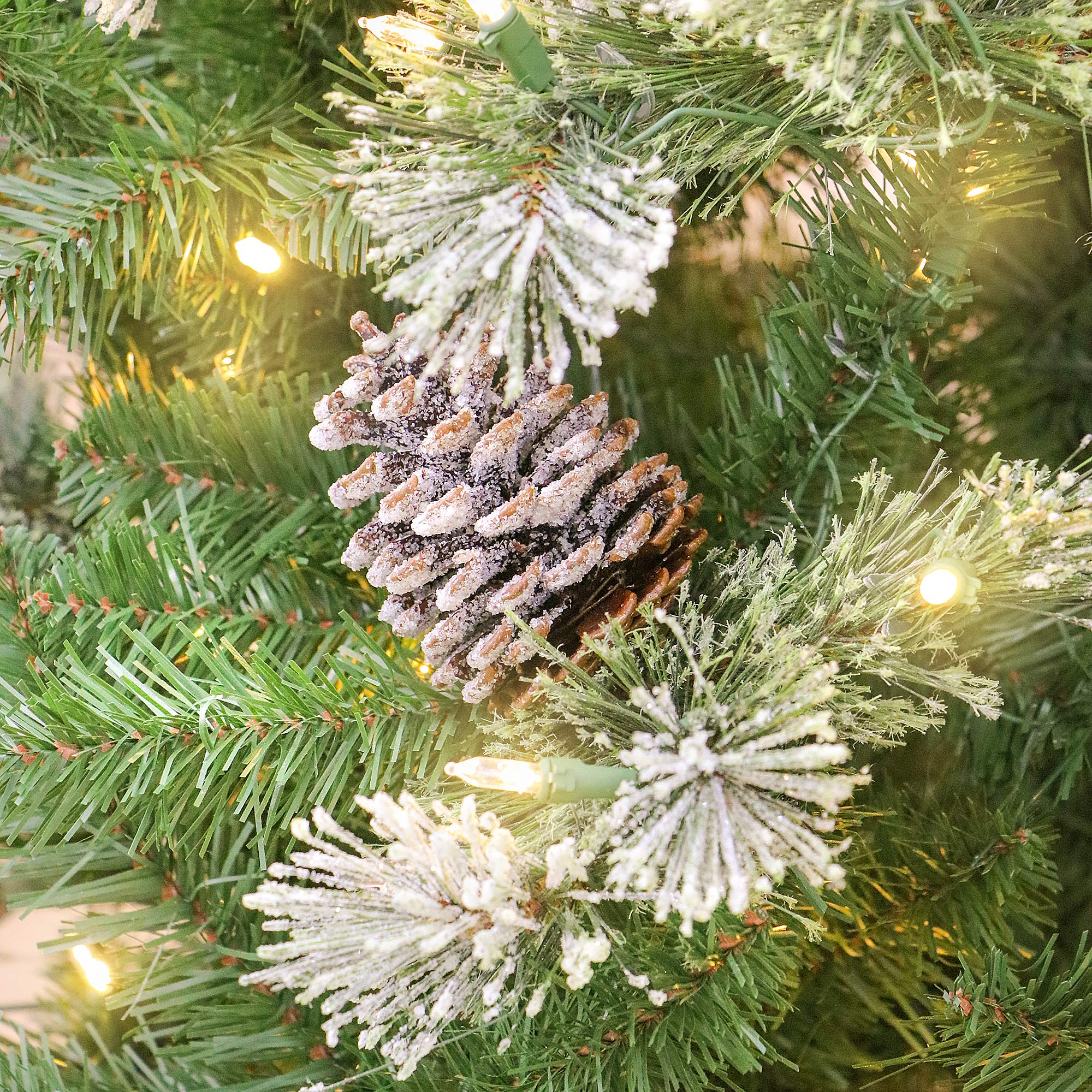 Елка новогодняя Polygroup 228cm bavarian pine tree, цвет зеленый - фото 5
