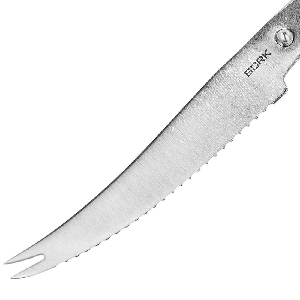 Нож для овощей Bork home 12 см, цвет серебристый - фото 3