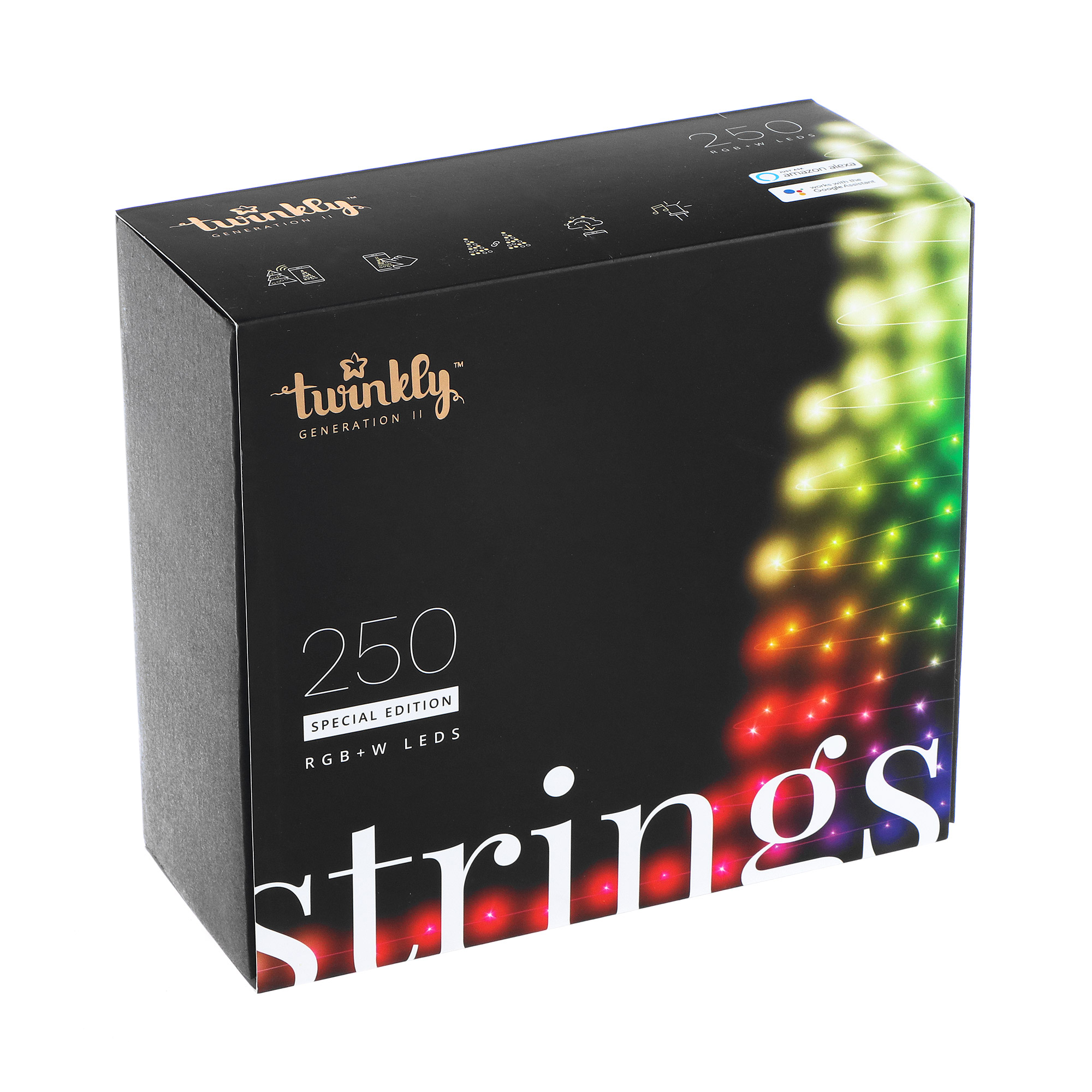 Электрогирлянда Twinkly 23,5 м 250 LED (TWS250SPP-BEU), цвет мультиколор - фото 19