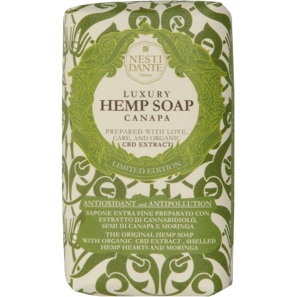 Мыло Nesti Dante Luxury Hemp Soap Конопляное 250 г конопляное масло для кутикулы с монардой hemp oil monarda