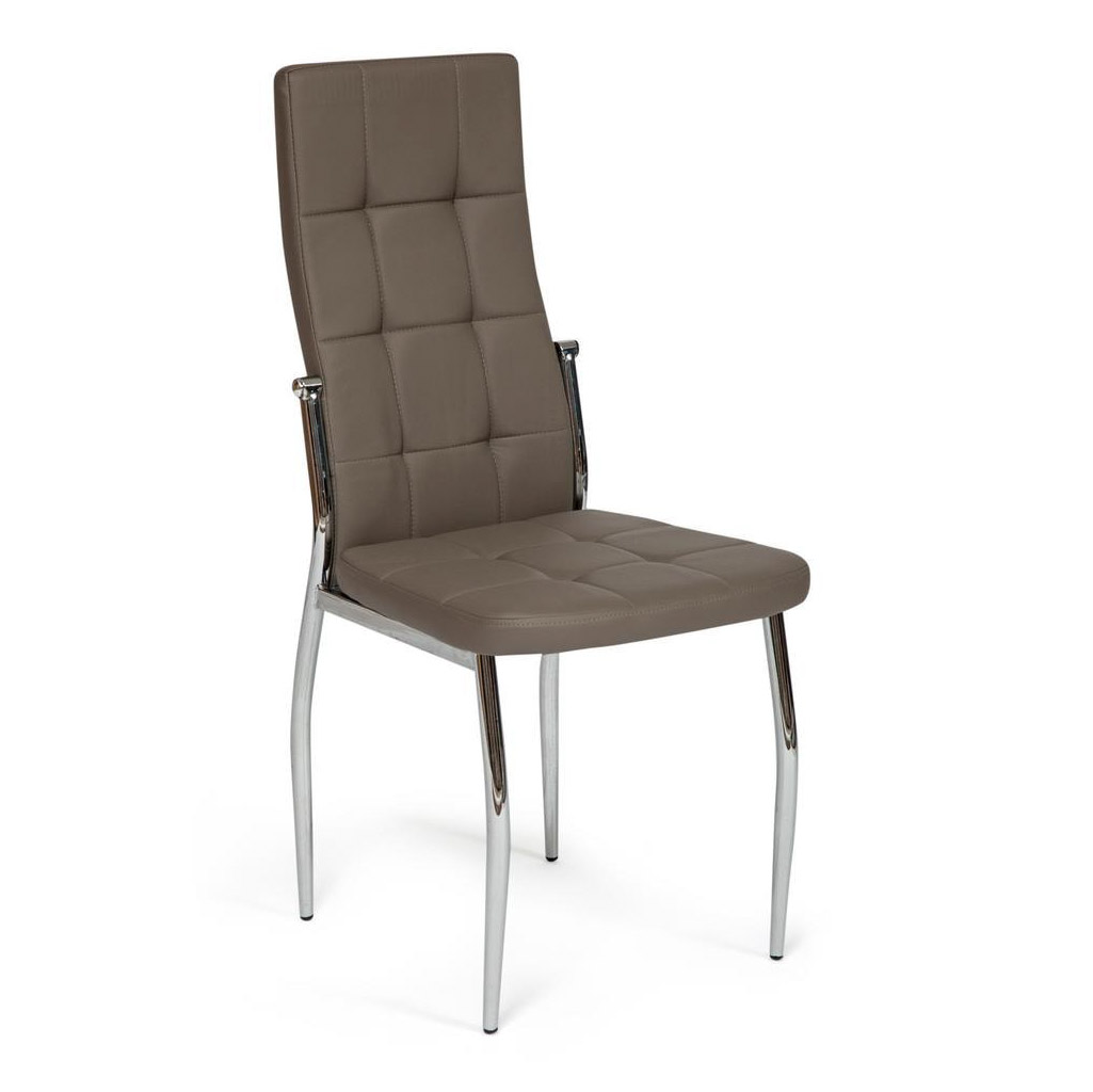 Стул TC экокожа 45х53х100х47 см коричневый стул нс мягкая спинка