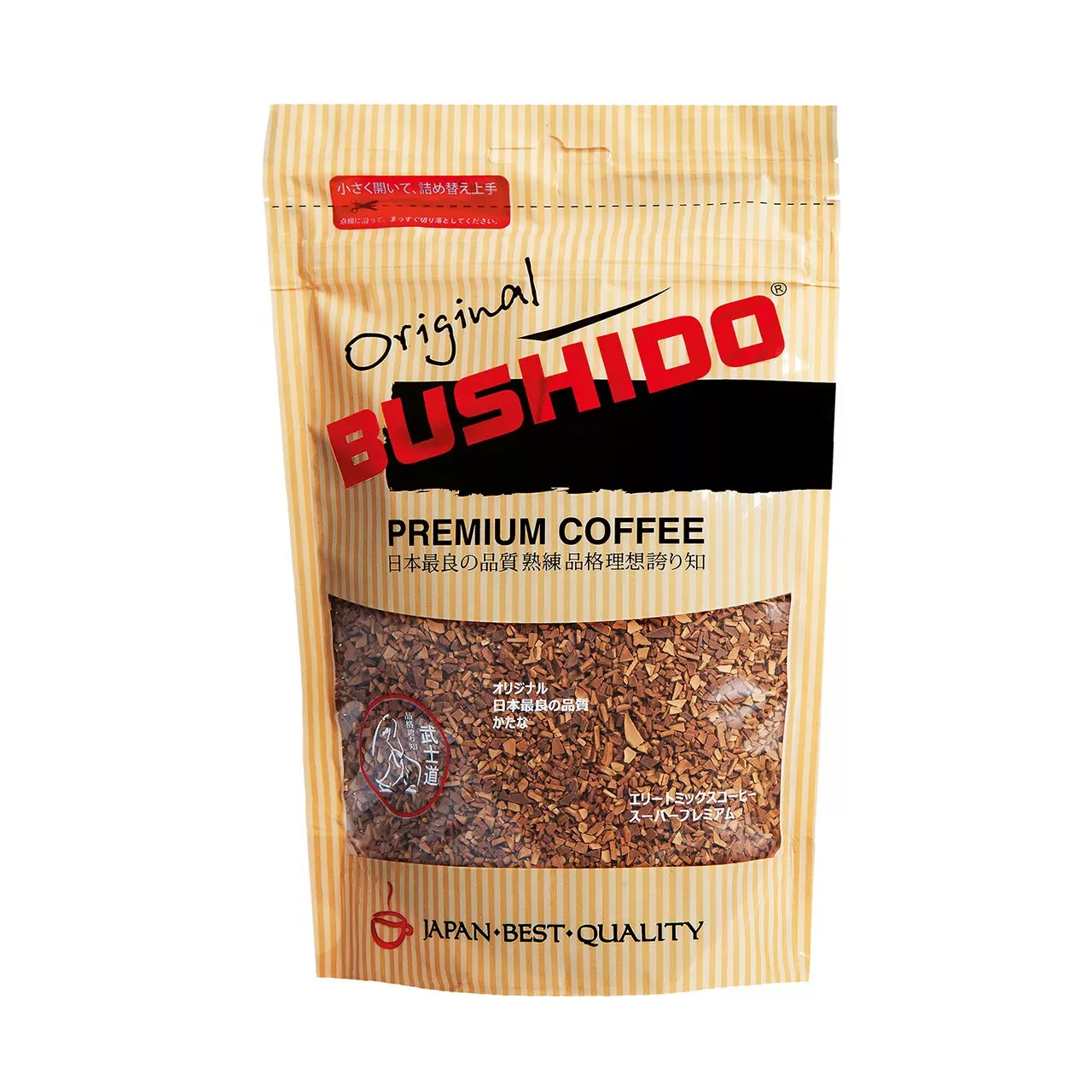 Кофе BUSHIDO Original сублимированный, 75 г кофе carte noire original растворимый в пакетиках 1 8 гр 26 шт