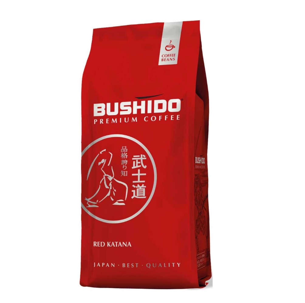 Кофе Bushido red katana в зернах 1 кг