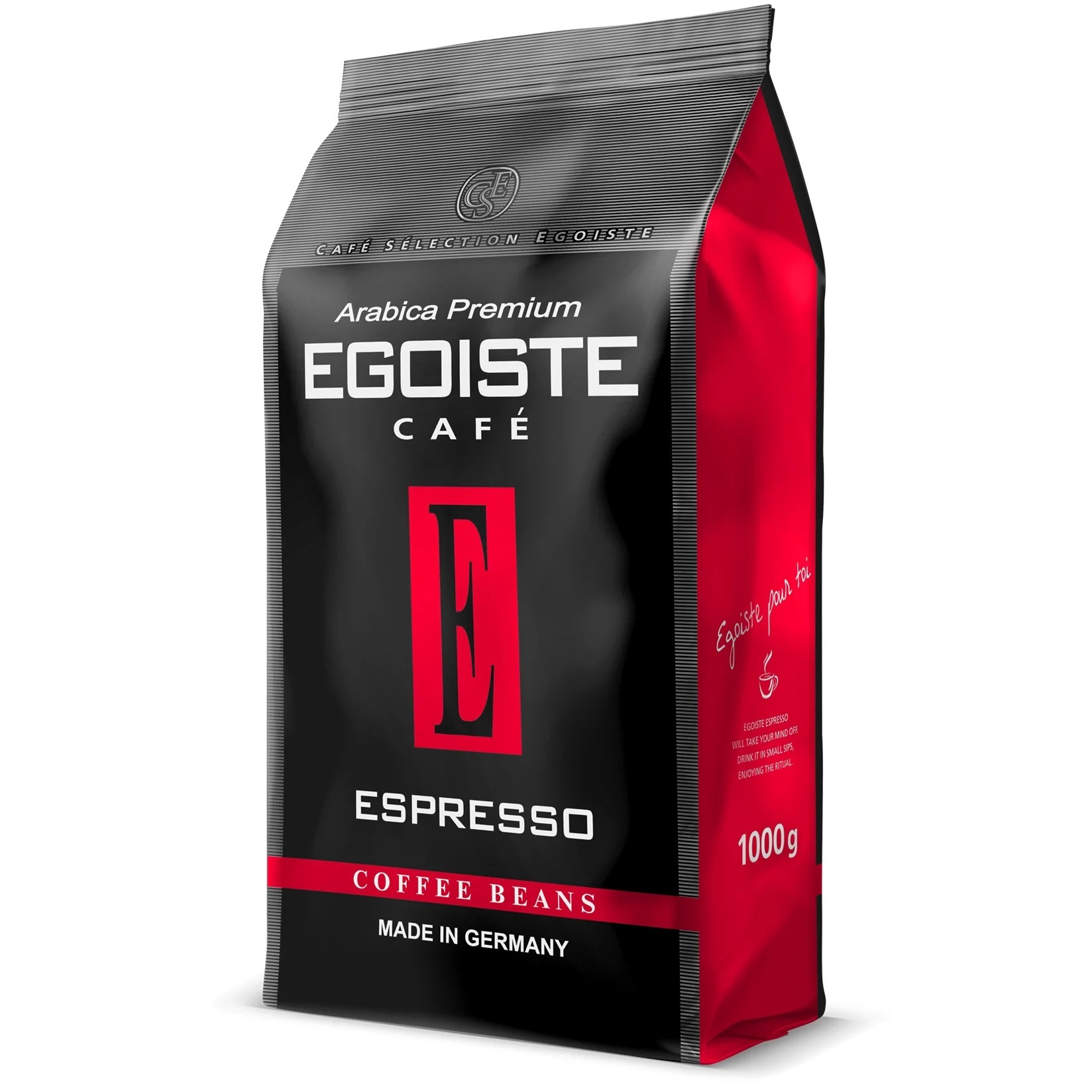 Кофе Egoiste в зернах Espresso 1000 г кофе brai gran ассорти натуральный жареный в дрип пакете 10 шт по 8 гр