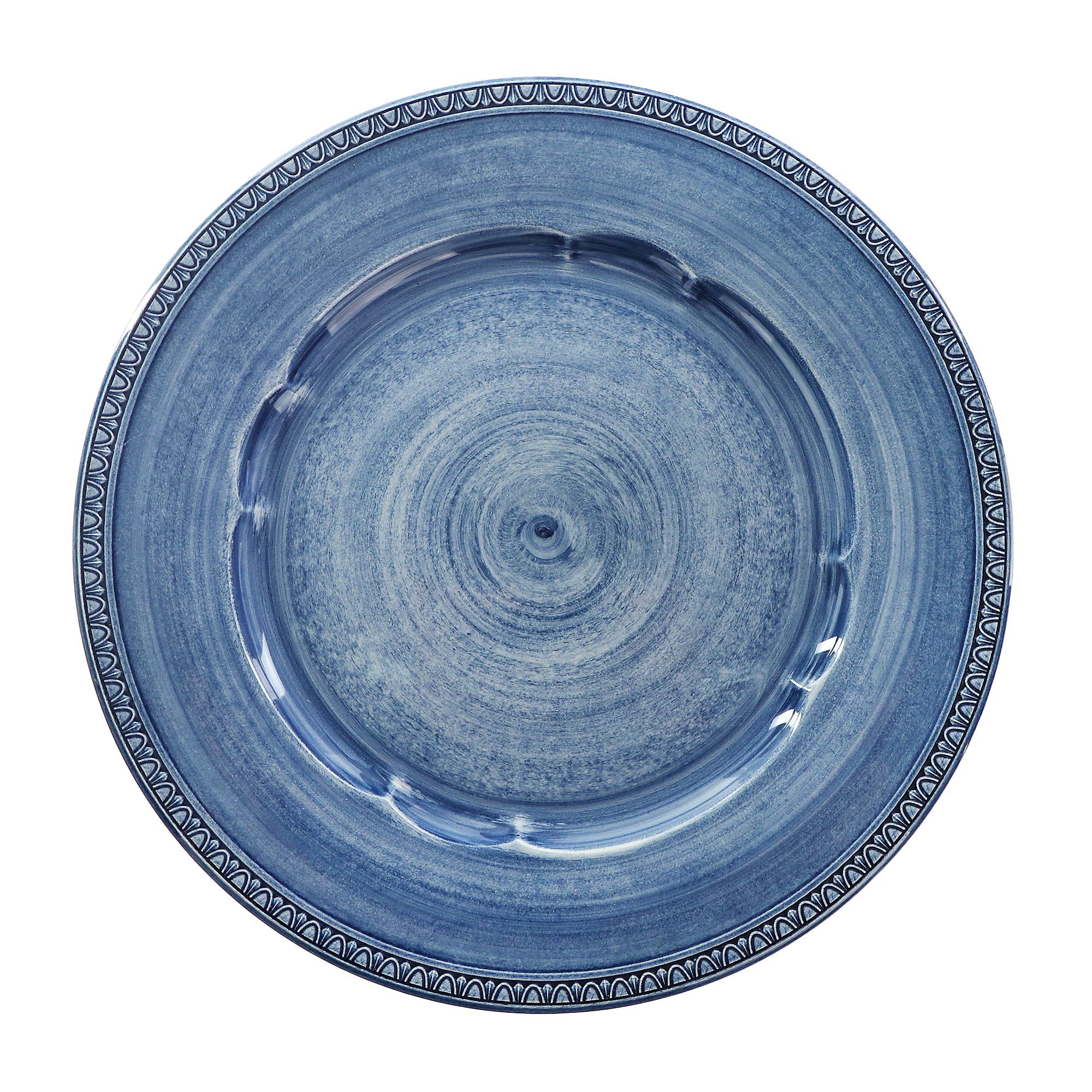 Тарелка обеденная Matceramica Augusta 27 см синий тарелка обеденная matceramica augusta 27 см керамика белый