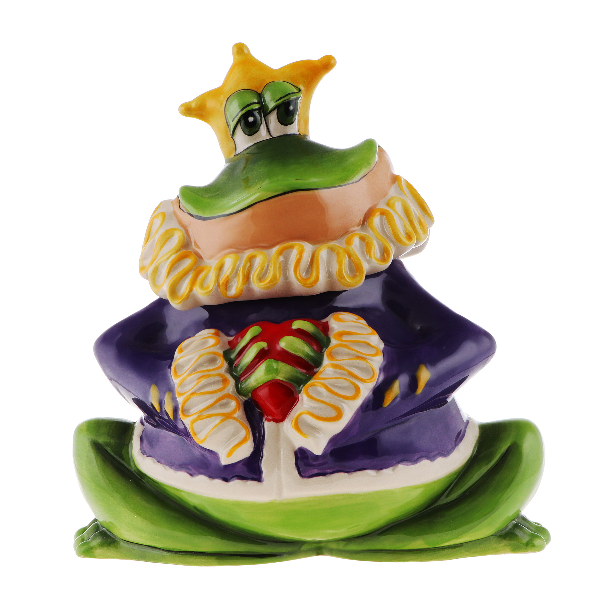 Банка для сладостей Royal ceramic studio лягушка фигурка royal gifts лягушка и корзина 40 см