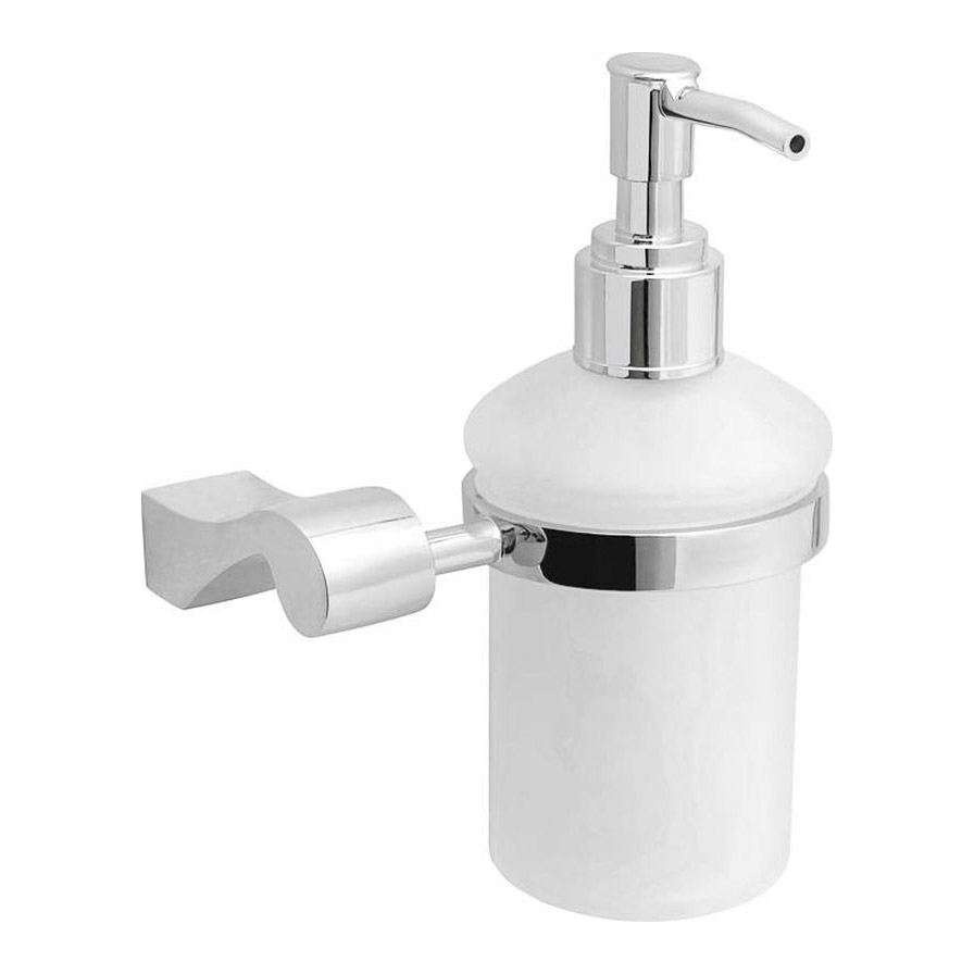 Дозатор для жидкого мыла Verran серебряный 11х9,5х15,2 см настенный дозатор для жидкого мыла verran