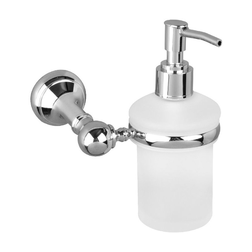 Дозатор для жидкого мыла Verran серебряным 12х15,3х11,5 см