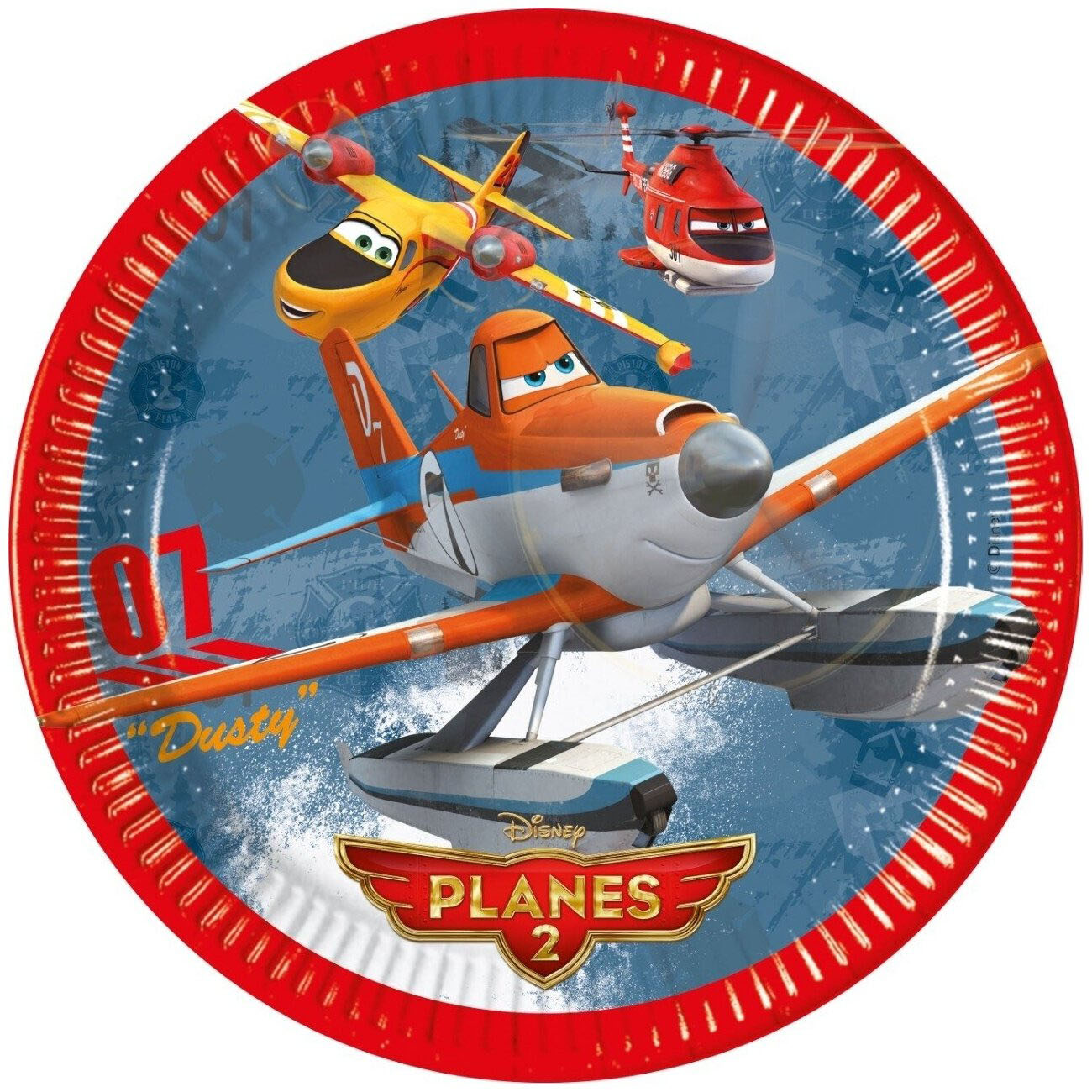 Тарелка бумажная Procos Disney Planes 2 23 см 8 шт