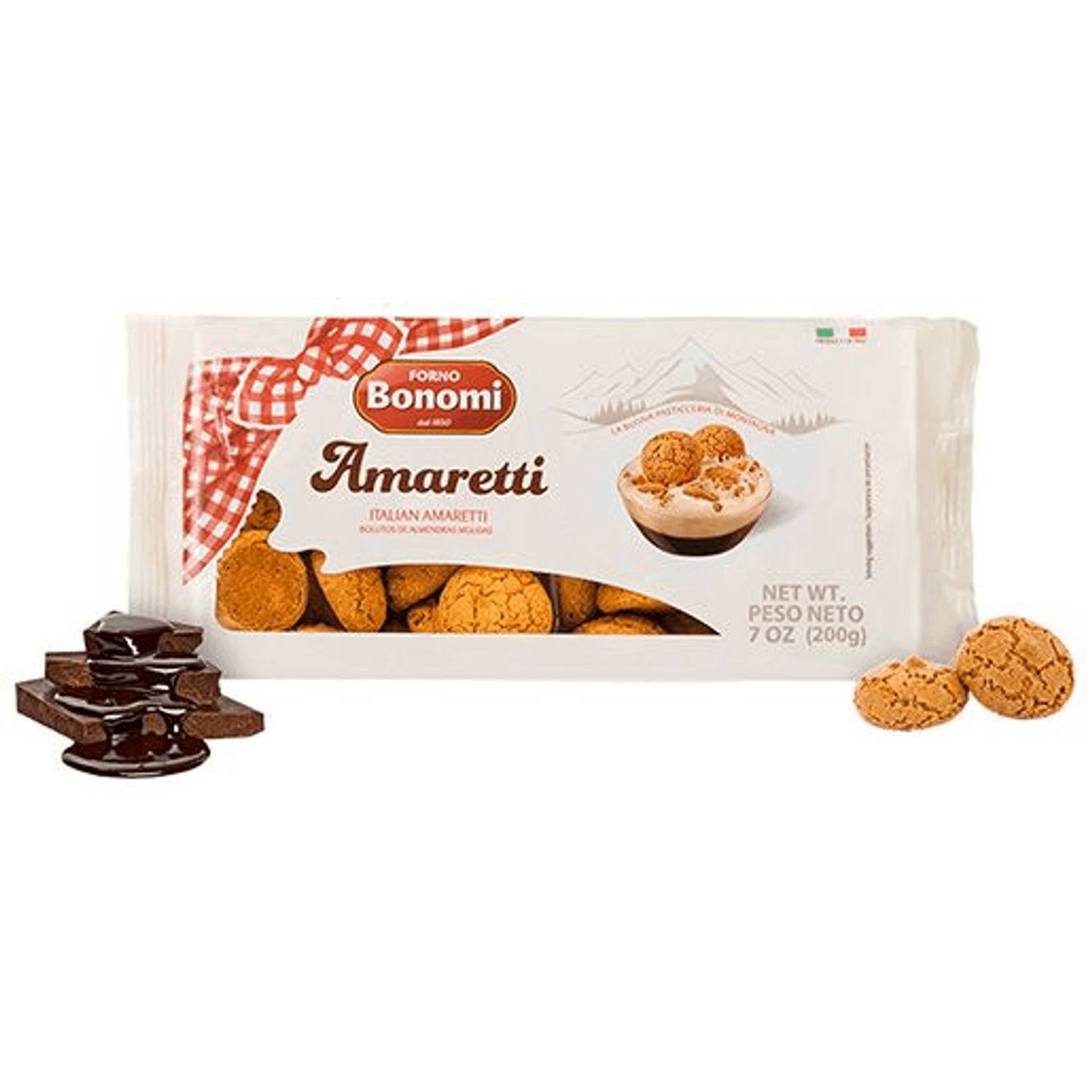 Печенье Bonomi амаретти, 200 г печенье bonomi savoiardi bio сахарное 200 г