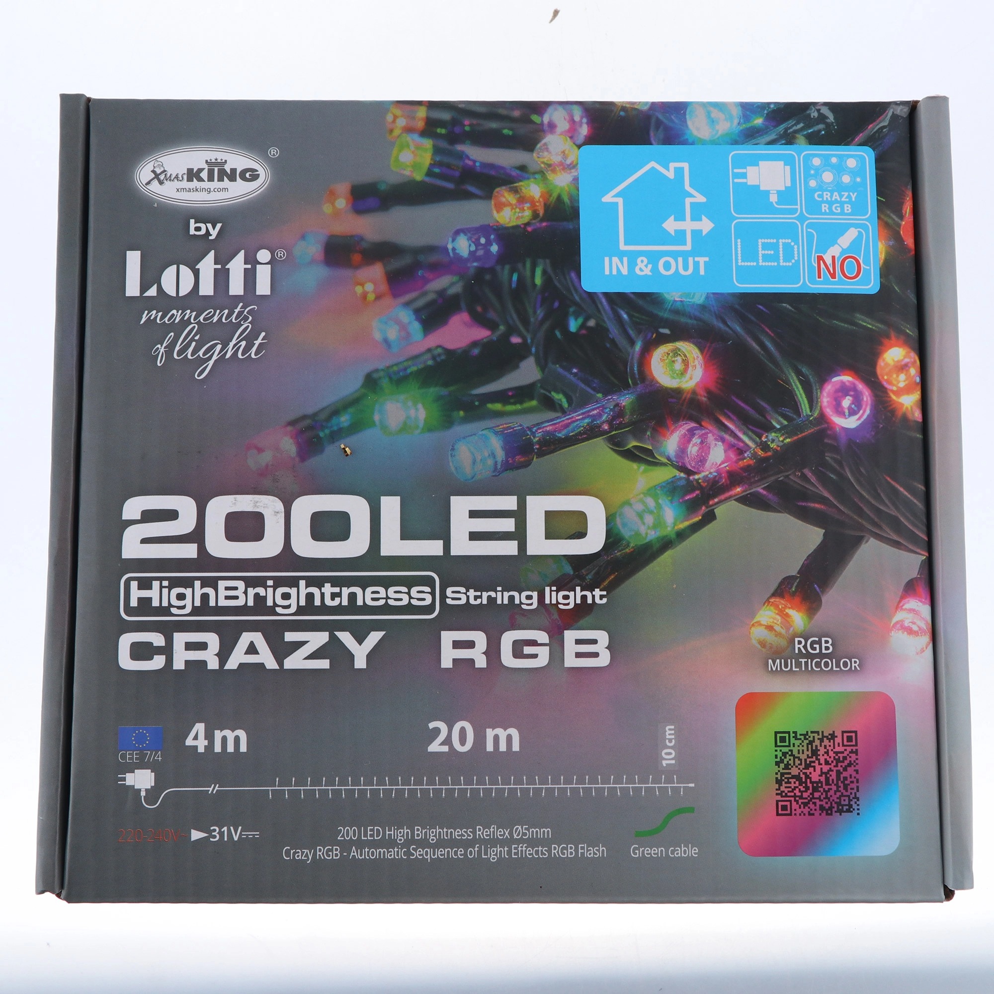 фото Гирлянда lotti 200 leds crazy rgb со стартовым шнуром