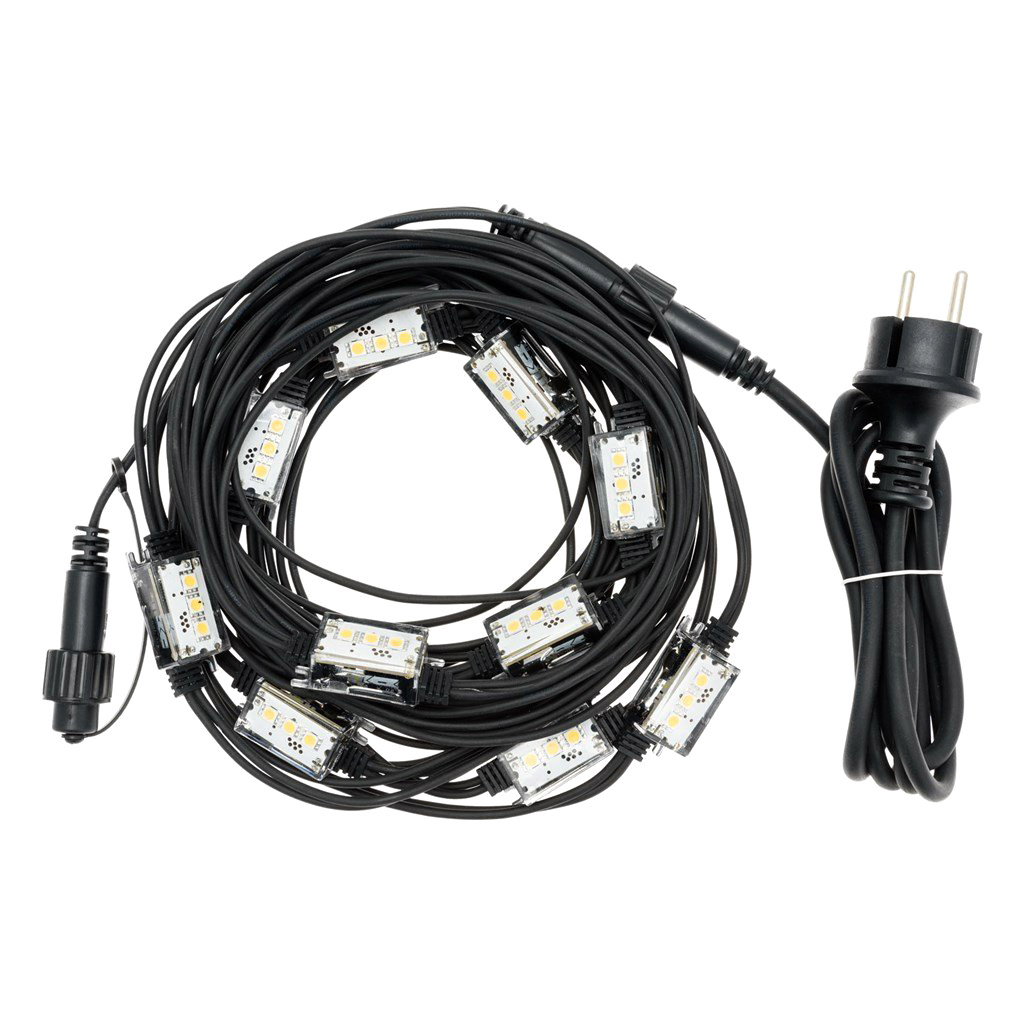 Гирлянда уличная Lotti 10 LED теплый белый, цвет черный - фото 10