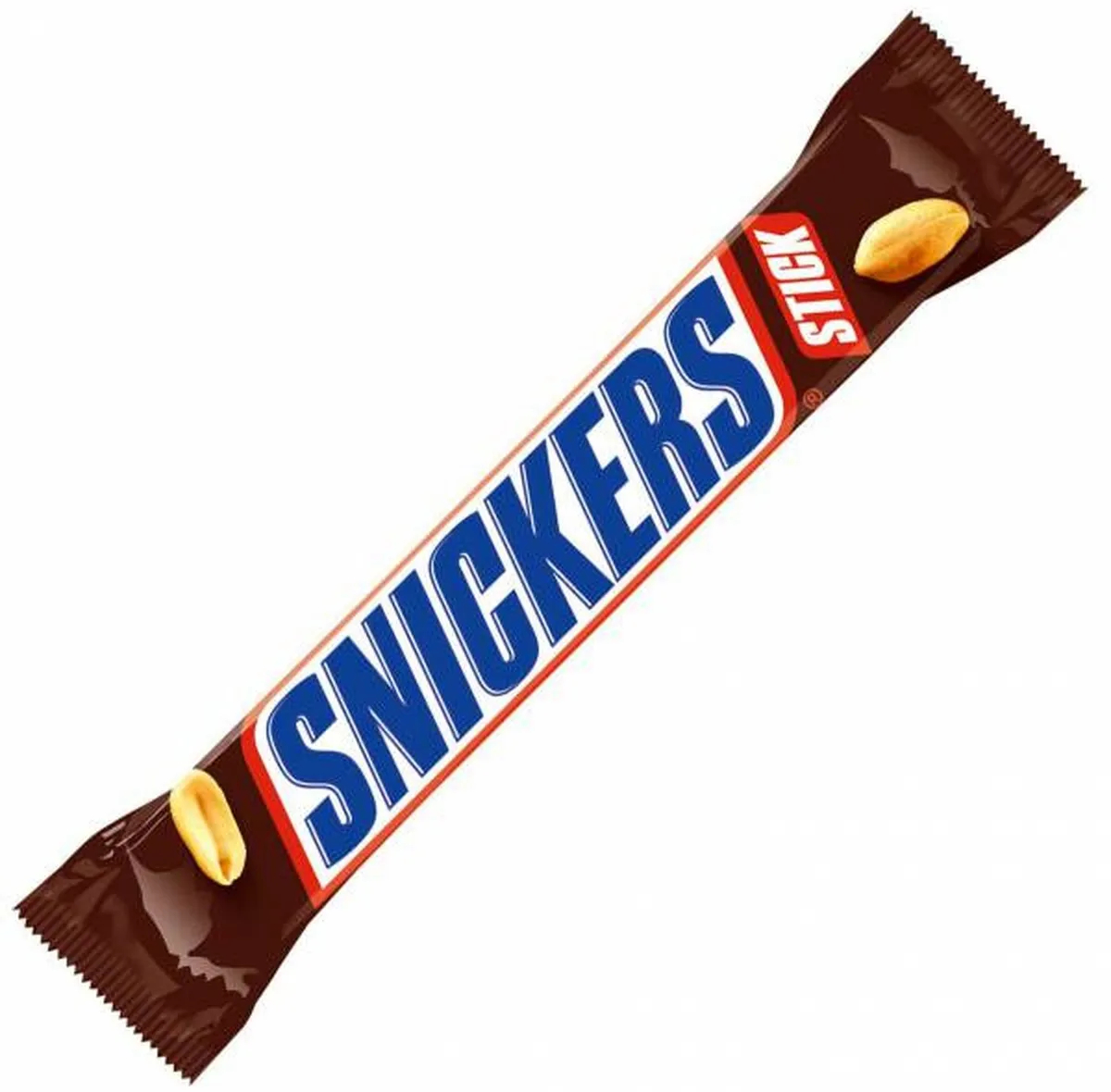 Шоколадный батончик Snickers Stick, 20 г шоколадный батончик snickers 80 г