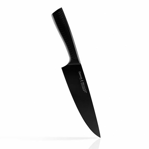 Нож SHINAI Graphite Поварской с покрытием Graphite 20 см нож гастрономический fissman shinai 18см с покрытием graphite