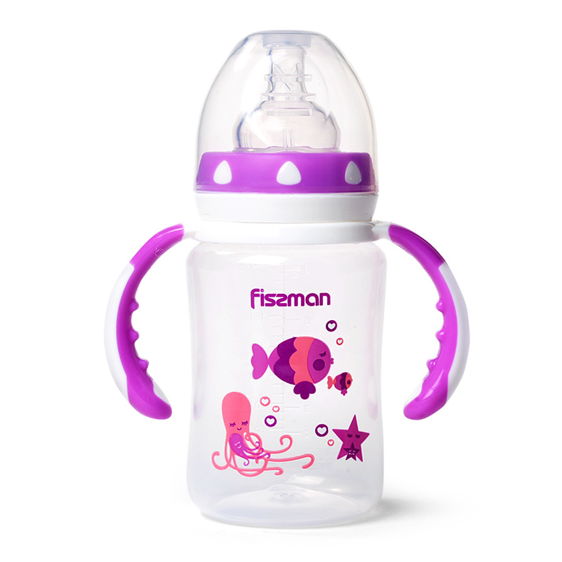 Бутылочка для кормления Fissman 6895 240 мл бутылочка для хранения с пенообразующим дозатором 50 мл белый