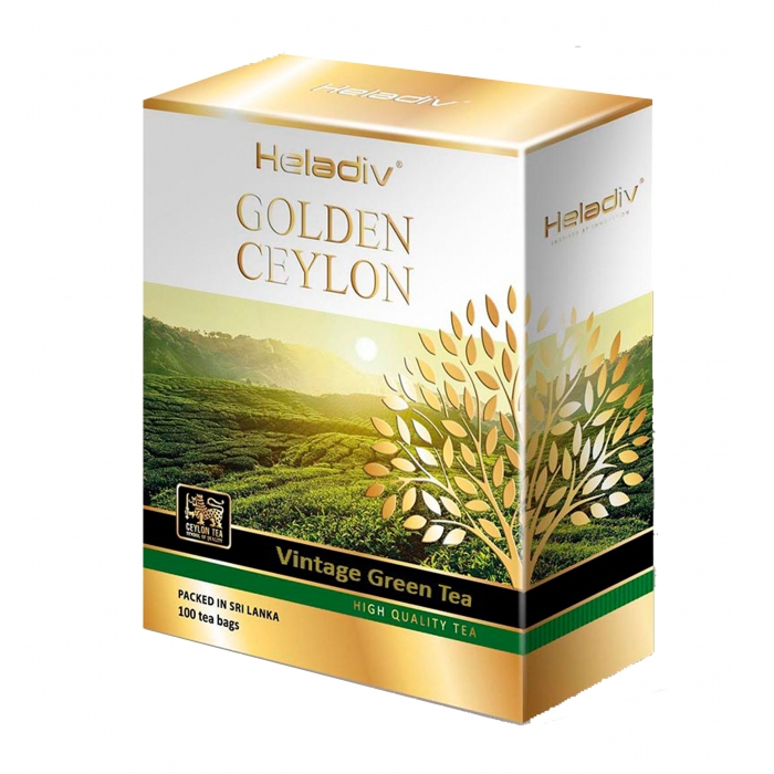 Чай зеленый Heladiv Vintage Golden Ceylon, 100 шт