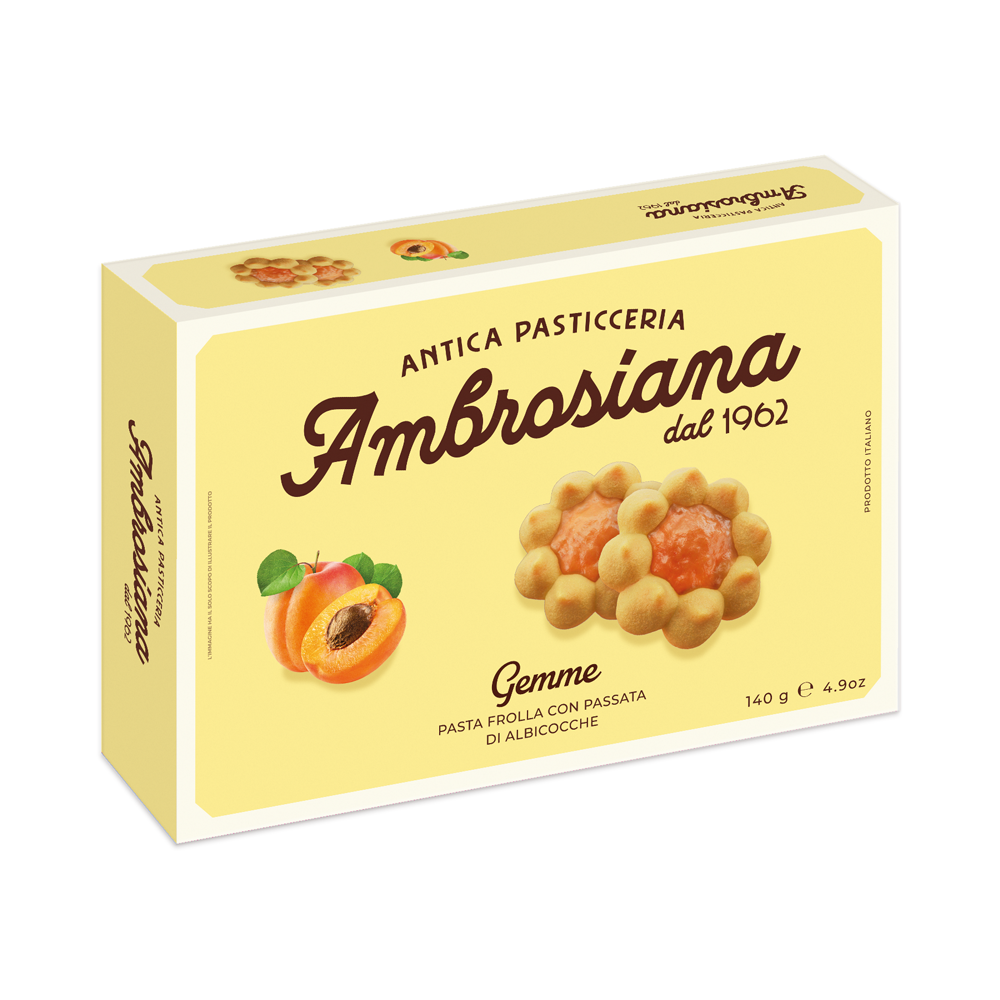 Печенье Ambrosiana Gemme Абрикос 140 г