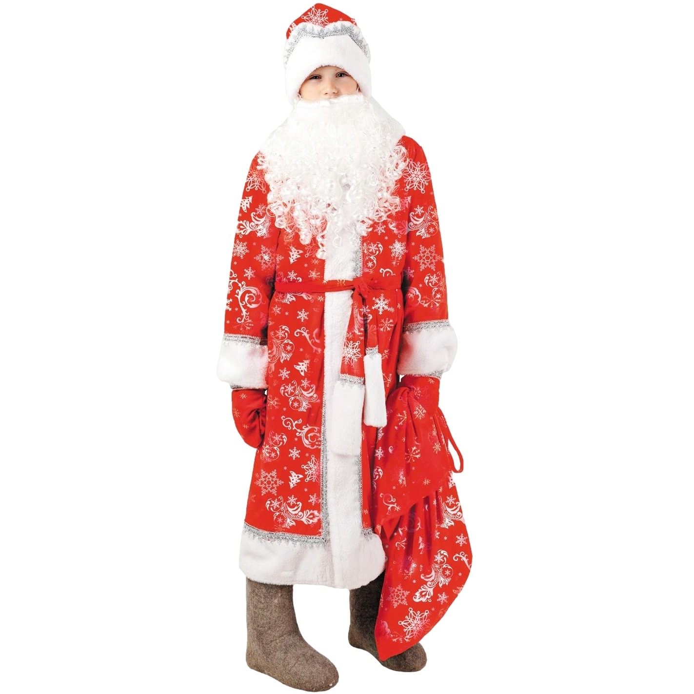 Костюм Батик Дед мороз Морозко 134 см костюм деда мороза артэ новогодний красный р 50 52