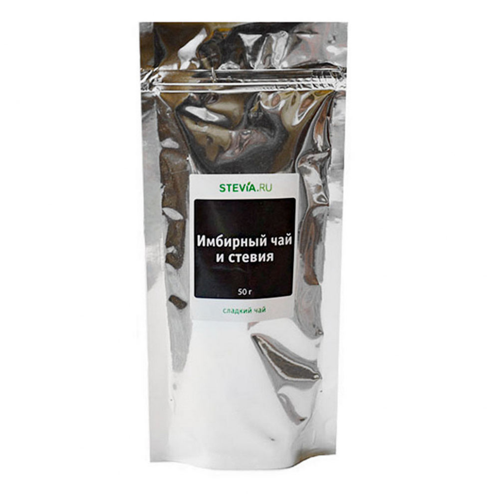 

Чай имбирный STEVIA.RU со стевией 50 г