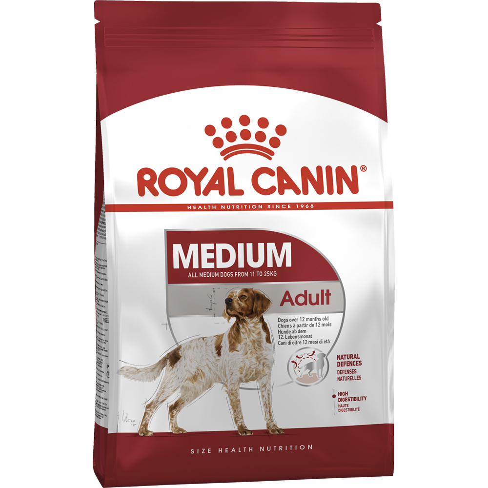 фото Корм собак royal canin medium adult от 12 месяцев 3 кг