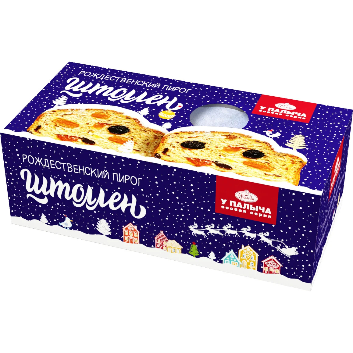 

Кекс У Палыча Рождественский Штоллен 300 г