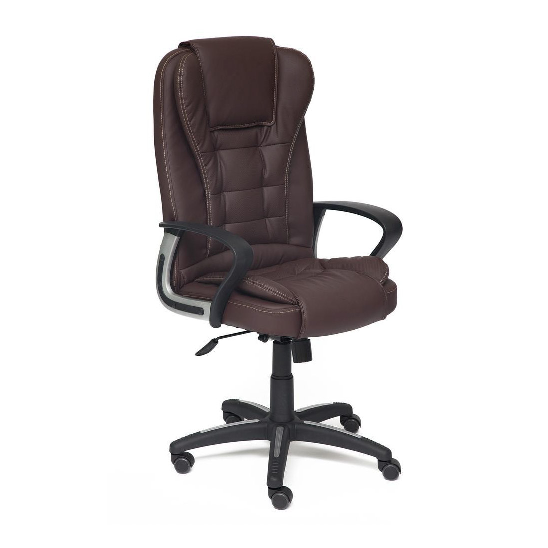 Кресло компьютерное TC темно-коричневый 130х61х48 см