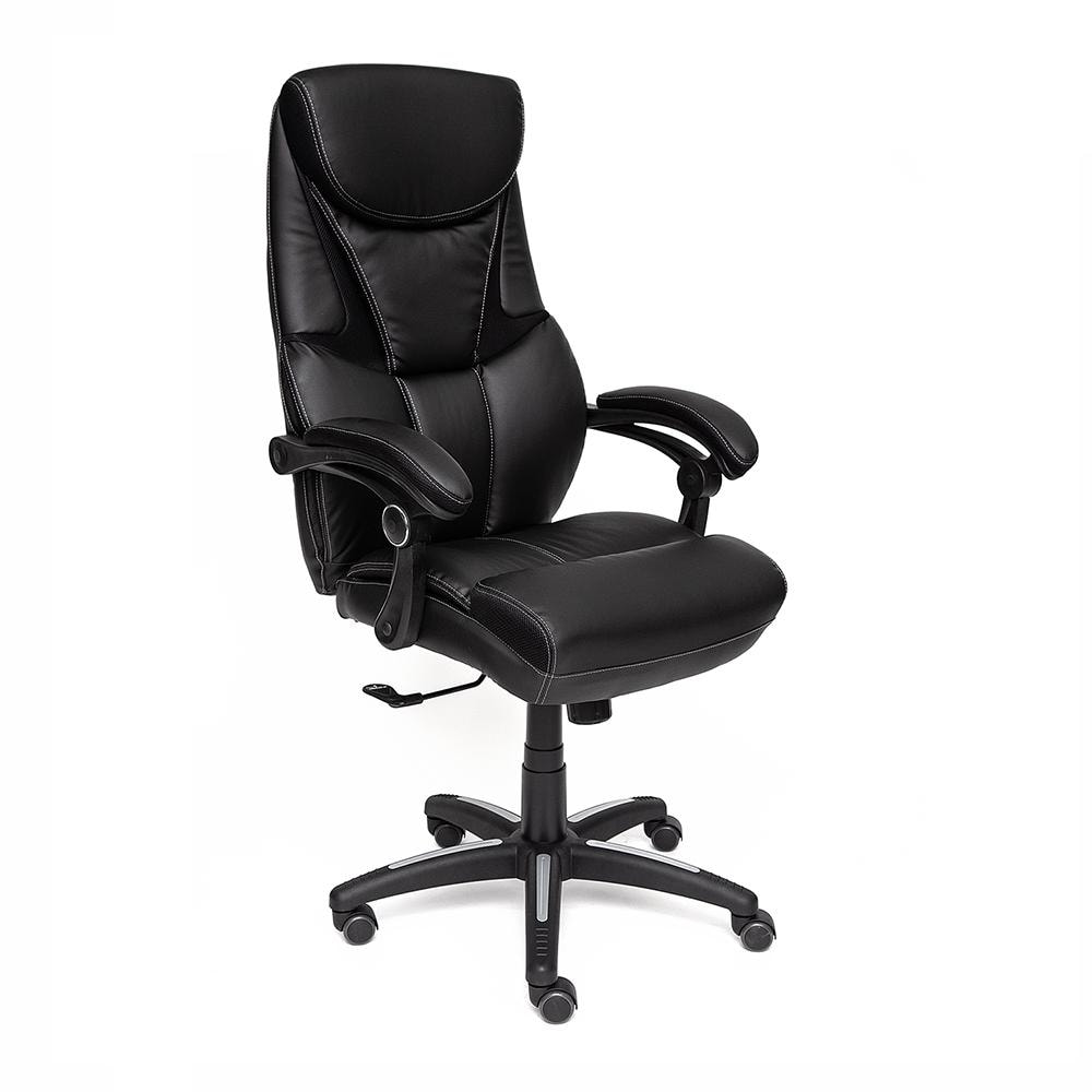 Кресло компьютерное TC чёрный 132х65х48 см игровое кресло компьютерное кресло для дома удобное кресло с длинным сидением подъемное вращающееся офисное кресло регулируемое кресло