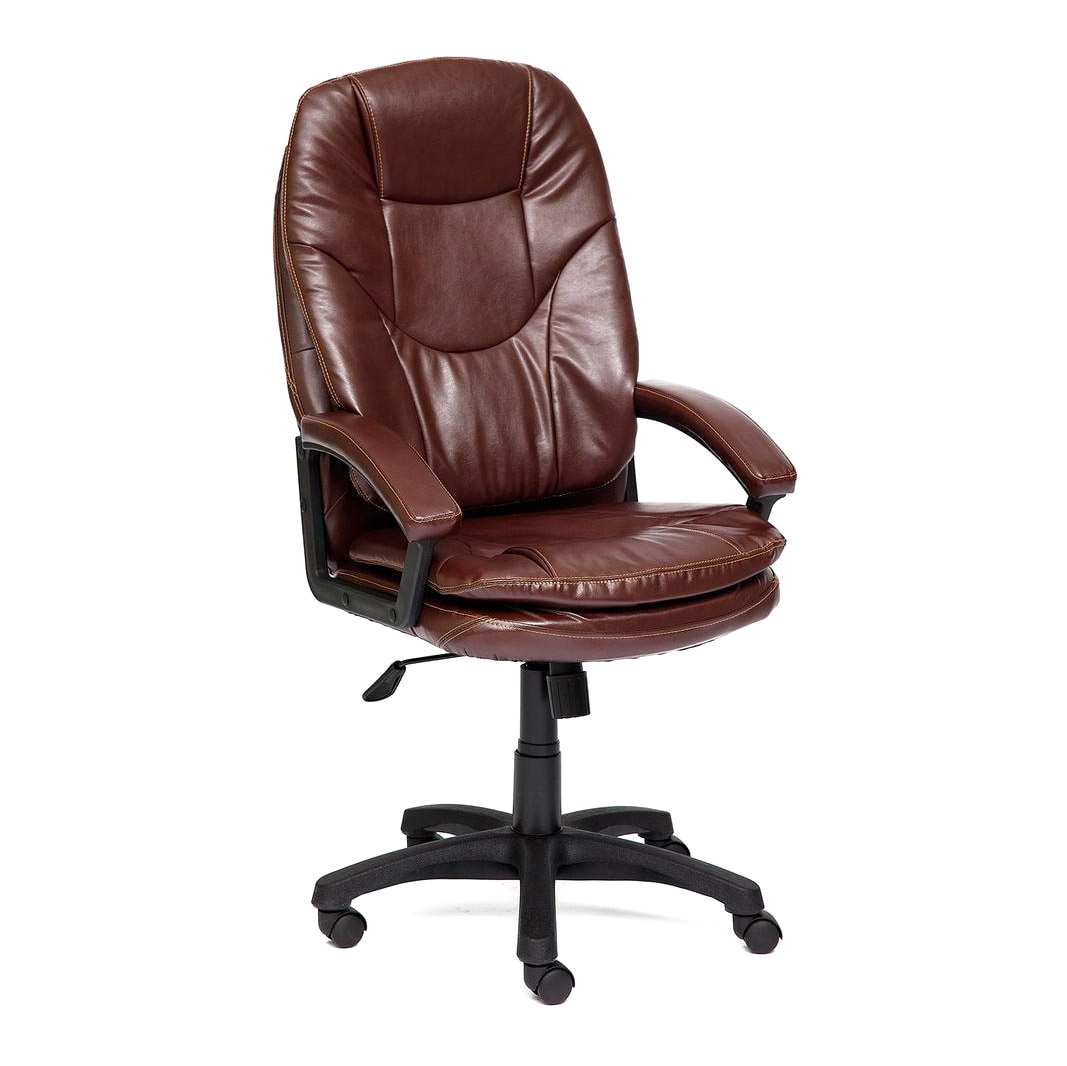 Кресло компьютерное TC коричневый 136х66х45 см