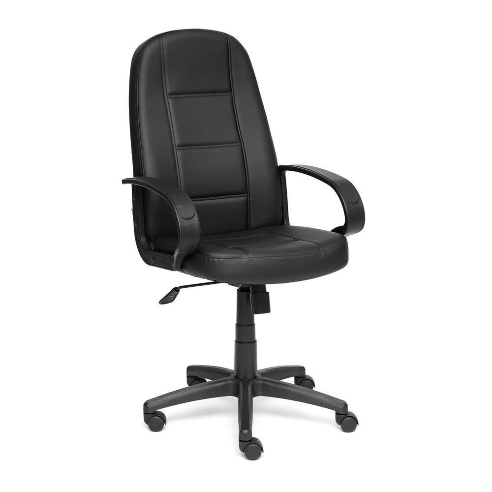 Кресло компьютерное TC кожзам 126х62х47 см черное компьютерное кресло woodville viton черное