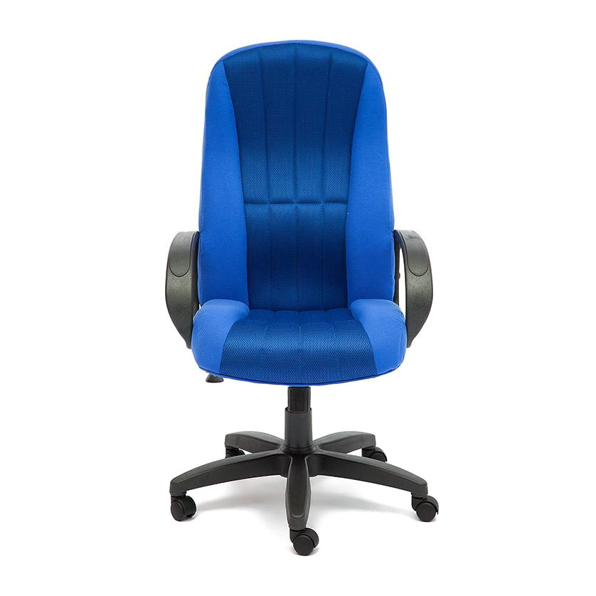 Кресло компьютерное TC синий 132х65х50 см, цвет черный - фото 2