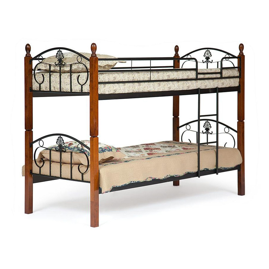 Кровать TC металлическая 90х200 см игровой набор мебели двухъярусная кровать и две куклы lr1418
