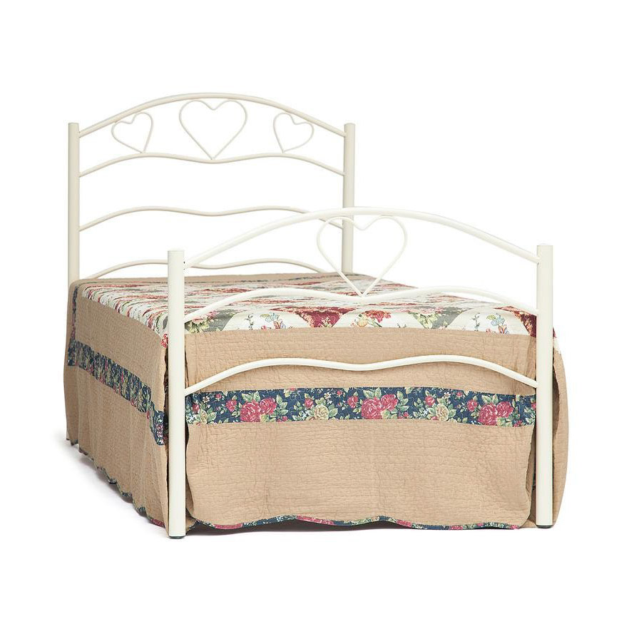 Кровать металлическая TC 90х200 см оправы для кровати металлическая кровать мебель для спальни двойная рама белая оправы для кровати