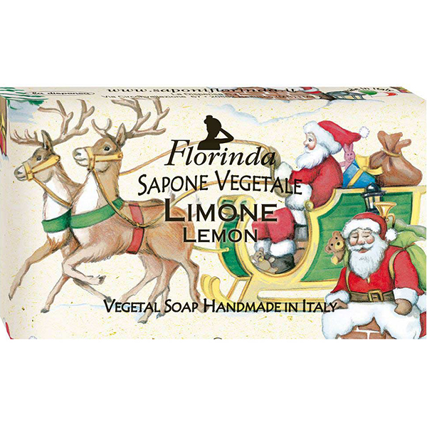 Мыло Florinda Счастливого Рождества, Лимон 100 гр набор мыла florinda счастливого рождества лимон 2 шт х 100 г