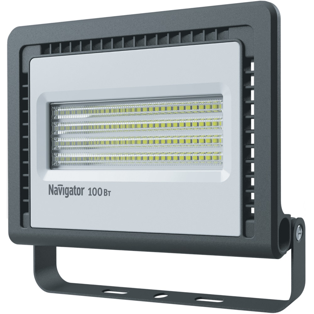 Прожектор светодиодный Navigator 100 вт 4000К холодный свет, цвет 4000 к - фото 1
