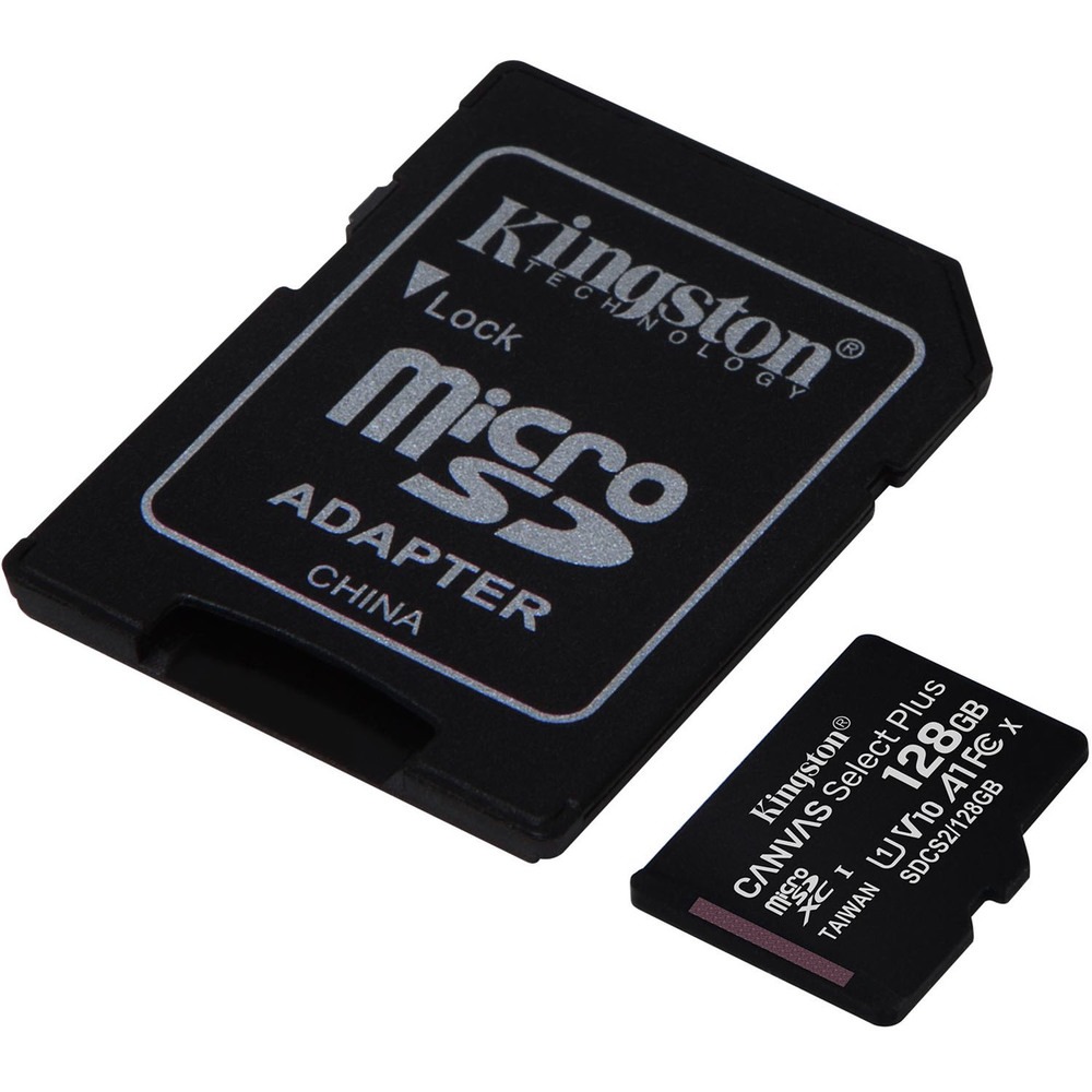 Карта памяти Kingston Canvas Select Plus MicroSD 128GB Class 10