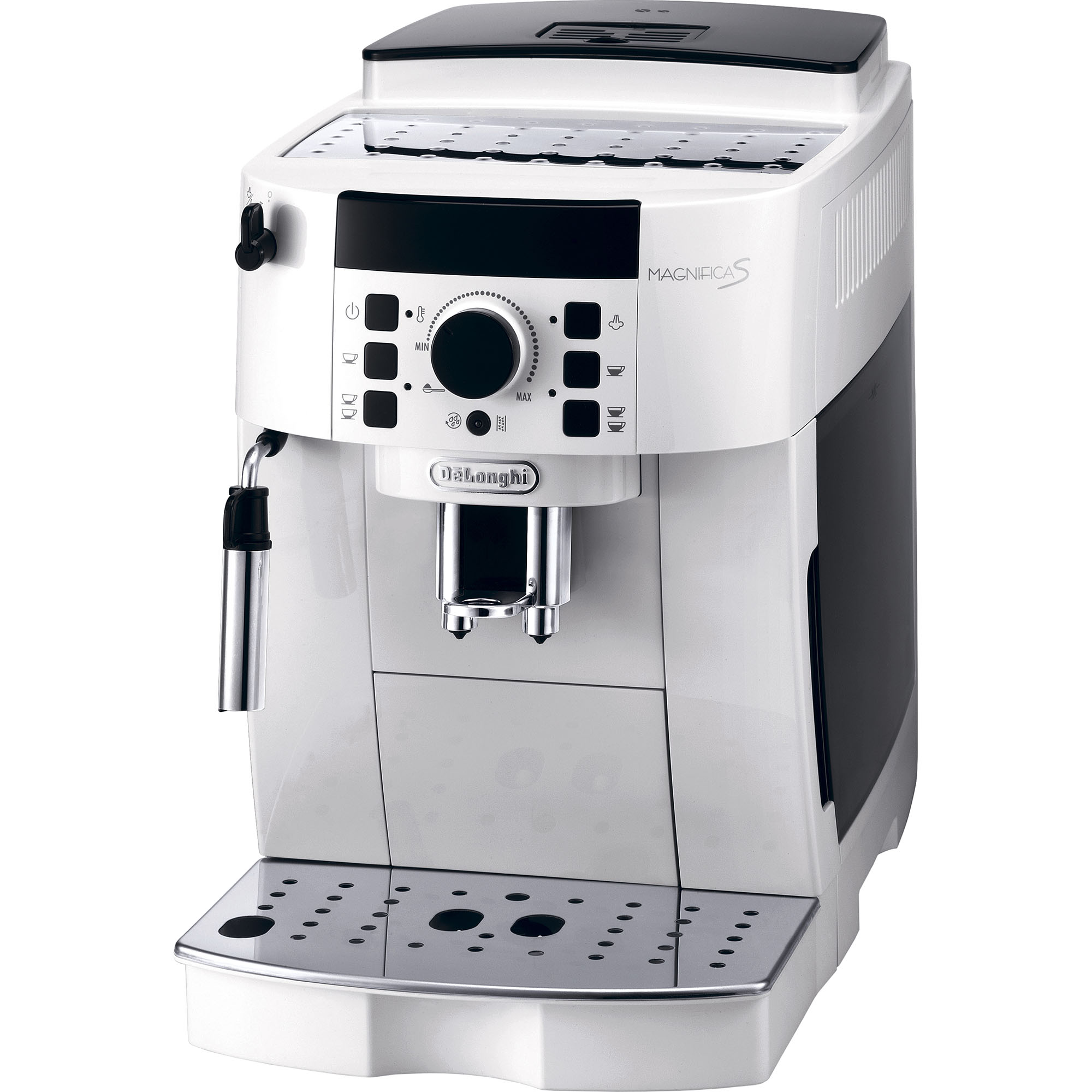 Кофемашина белая. Кофемашина Delonghi ECAM 21.117 W. Кофемашина Delonghi magnifica s ECAM 21.117.W. Delonghi ECAM 22.110 белая. Кофемашина de'Longhi magnifica Plus ECAM 22.323 S.