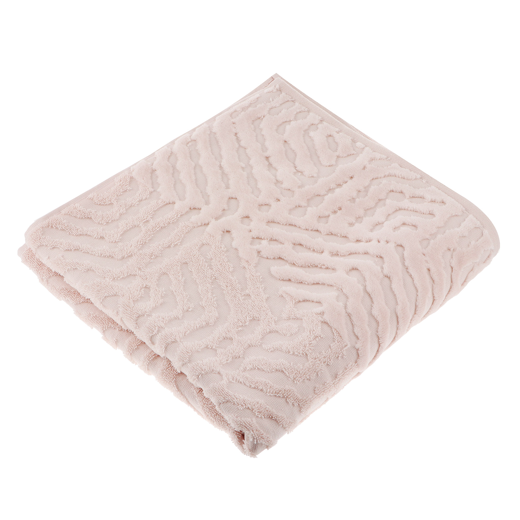 Махровое полотенце Cleanelly Корона персиковое 70х140 см