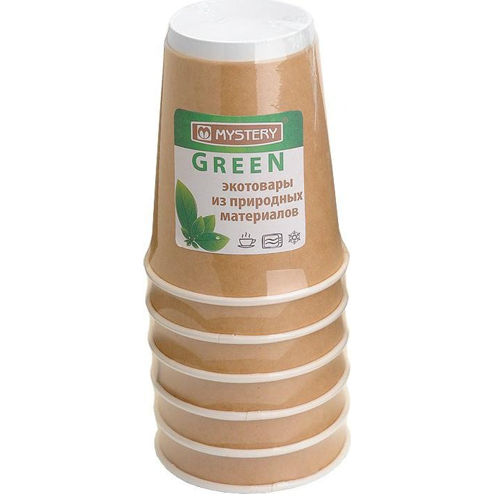 Стаканы для холодного и горячего Green mystery 250 мл 6 шт стаканы taste quality картонные 0 25 литра 75 шт в уп