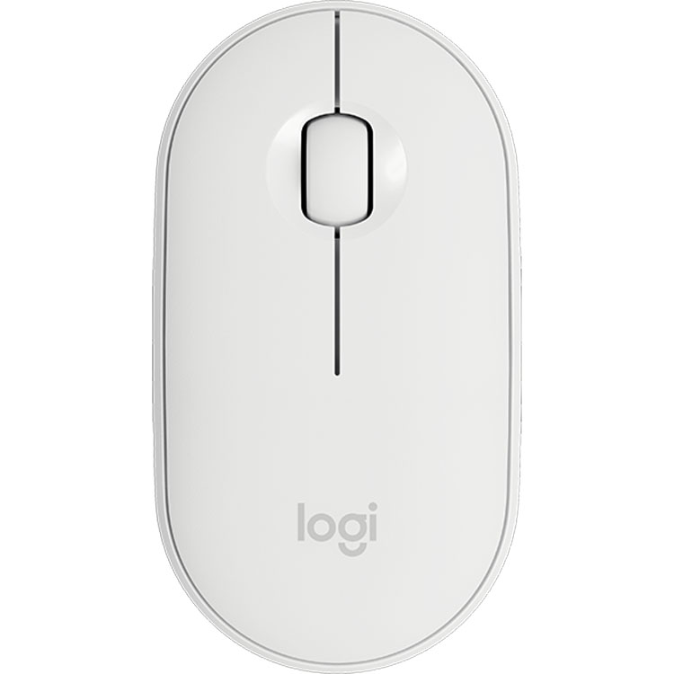 цена Компьютерная мышь Logitech Pebble M350 белый 910-005716