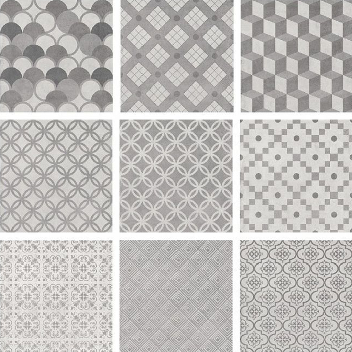 Плитка Kerama Marazzi Карнаби-стрит Орнамент серый SG1576N 20x20 см настенная плитка aparici aged white 20x20
