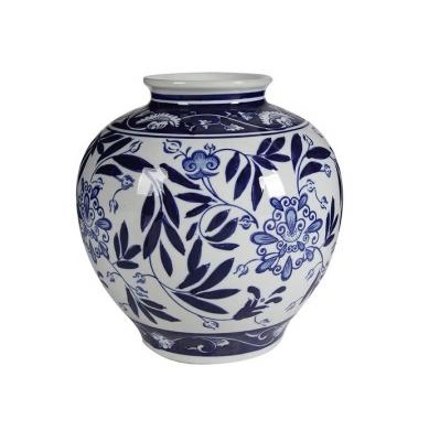 Ваза Glasar фарфоровая в классическом китайском стиле 22x22x23см