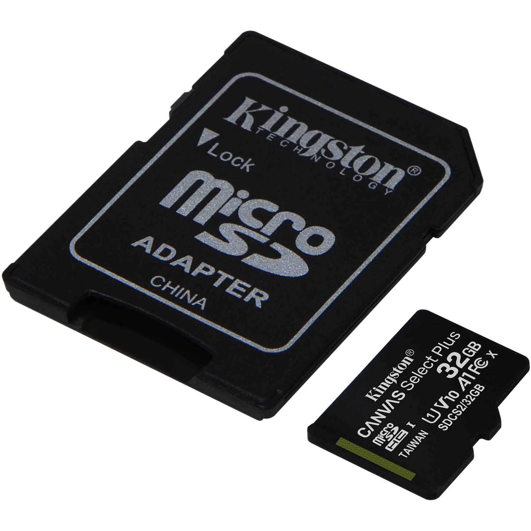 Карта памяти Kingston Canvas Select Plus MicroSD 32GB Class 10, цвет черный - фото 2