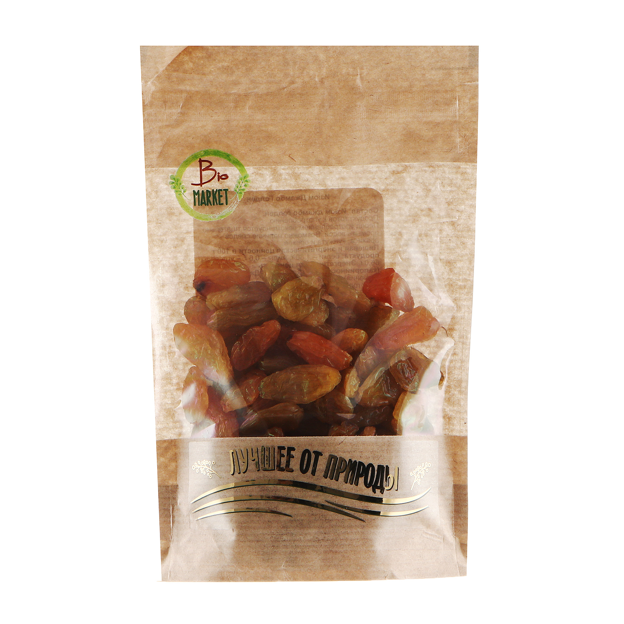 Изюм Bio market Джамбо Голден 150 г арахис орехи и сухофрукты в шоколаде кг